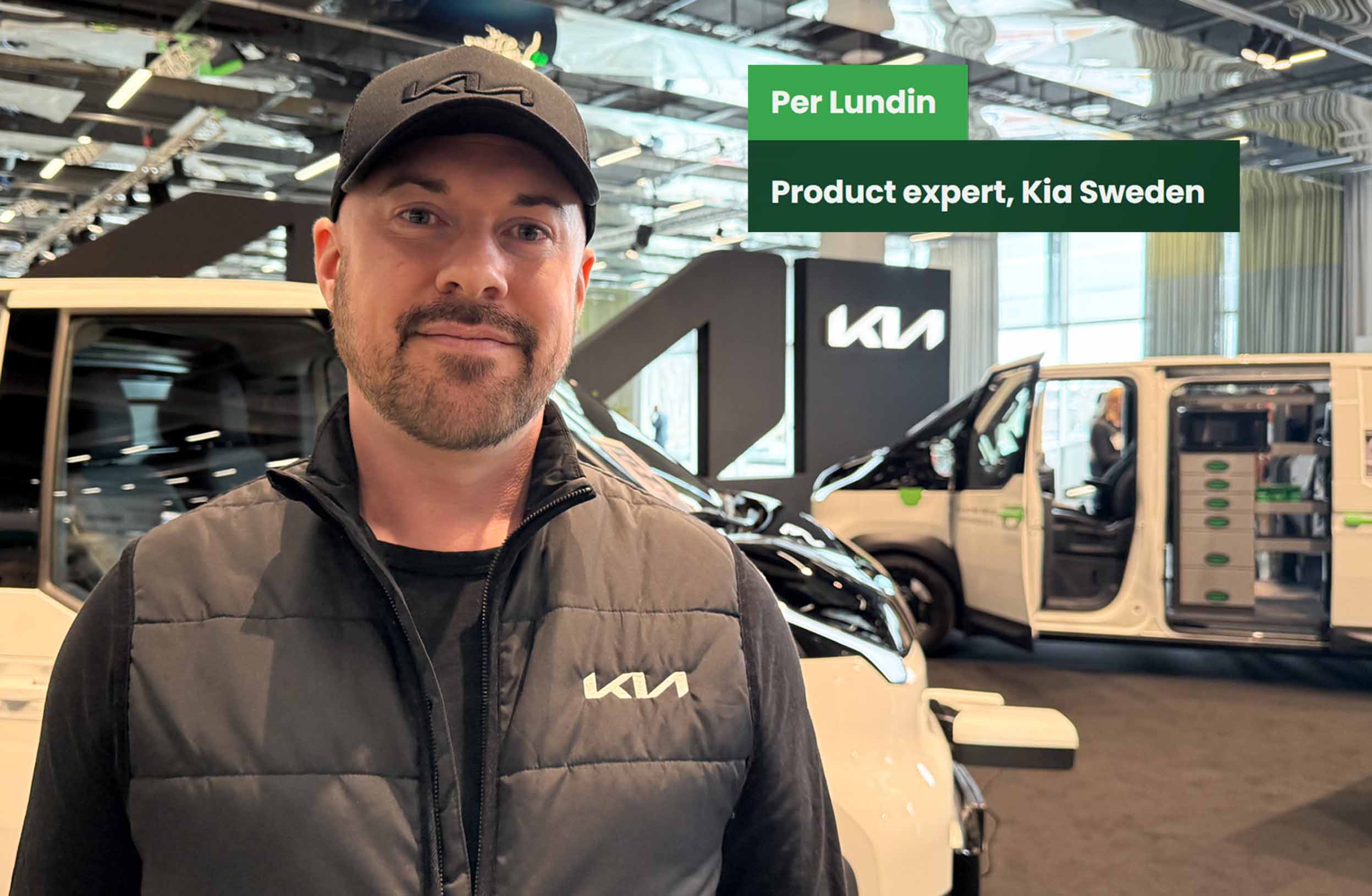 Per Lundin, product expert, Kia Sweden.